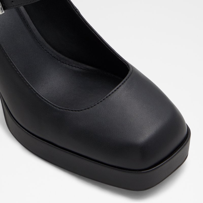 Aldo cipele na blok petu TROWE SYN SMOOTH - crna 4