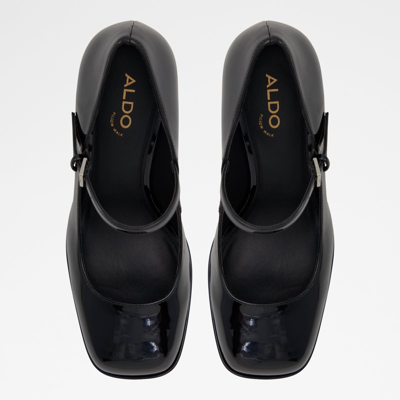 Aldo cipele na srednje visoku petu TROWE SYN SMOOTH - crna 6