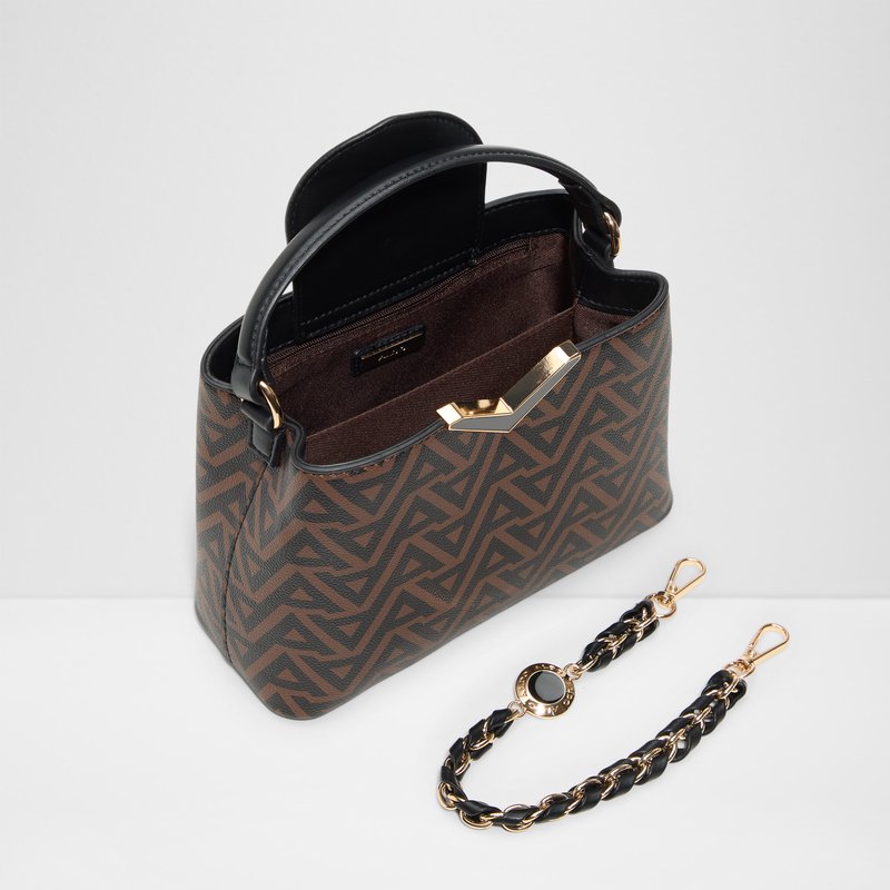 Aldo torbica za nošenje na ramenu ili u ruci VALENTYA SYN MIX MAT - smeđa 4