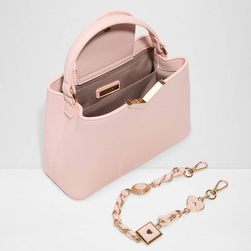 Aldo torbica za nošenje u ruci ili na ramenu VALENTYA SYN MIX MAT - ružičasta 3