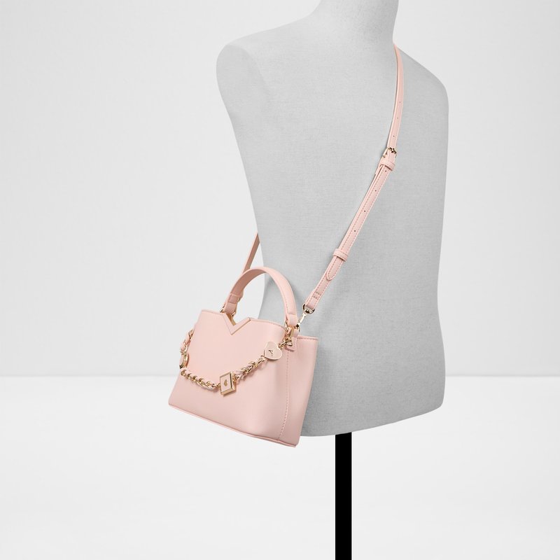 Aldo torbica za nošenje u ruci ili na ramenu VALENTYA SYN MIX MAT - ružičasta 4