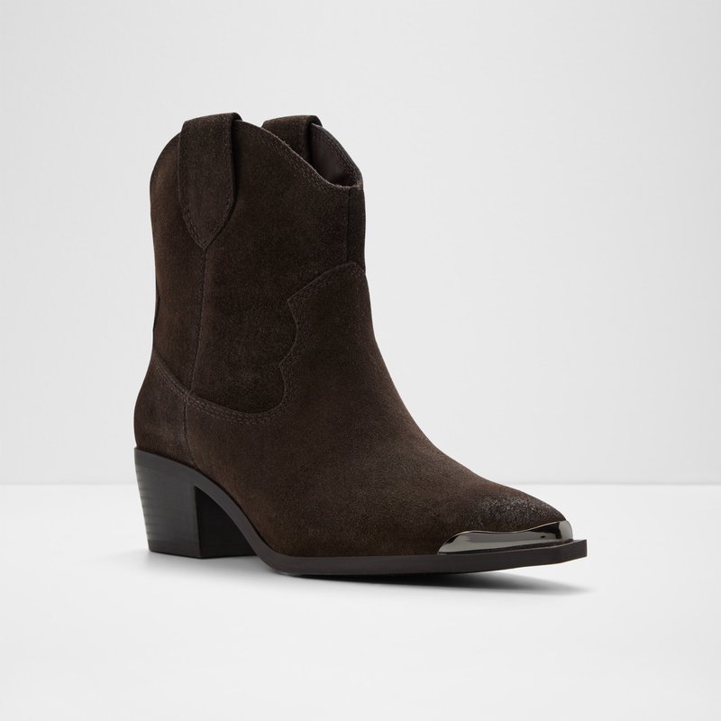 Aldo ženske kaubojke VALLEY LEA SUEDE - smeđa 3