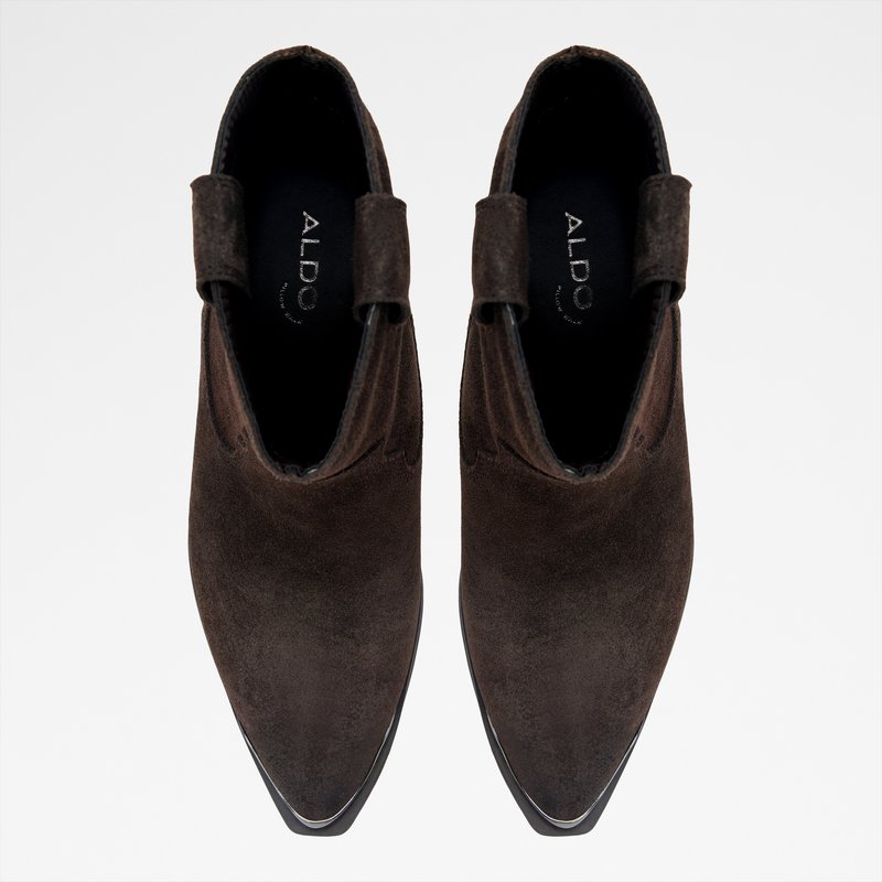 Aldo ženske kaubojke VALLEY LEA SUEDE - smeđa 6