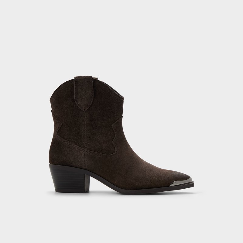 Aldo ženske kaubojke VALLEY LEA SUEDE - smeđa 1