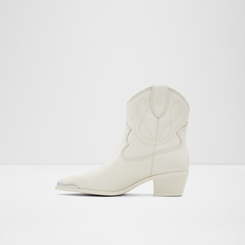 Aldo ženske kaubojke VALLEY LEA SMOOTH - bijela 2
