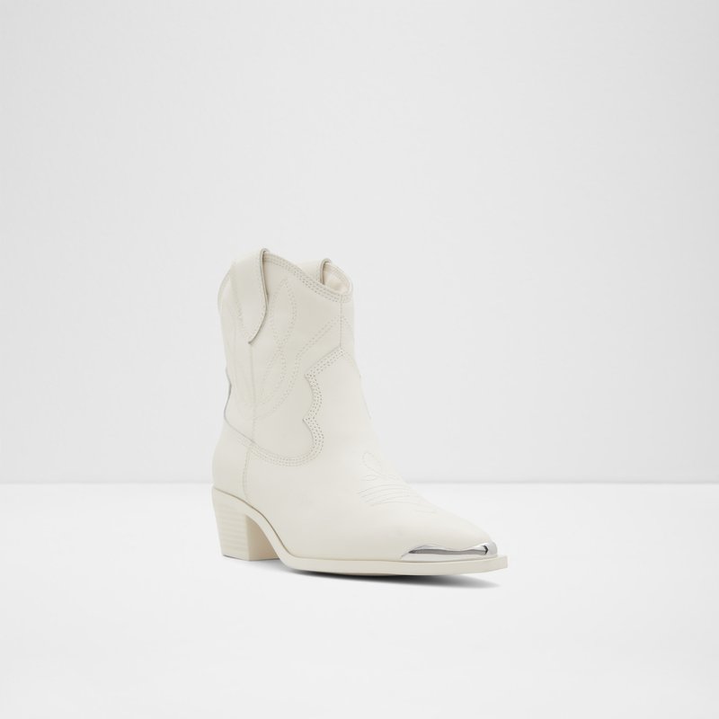 Aldo ženske kaubojke VALLEY LEA SMOOTH - bijela 3