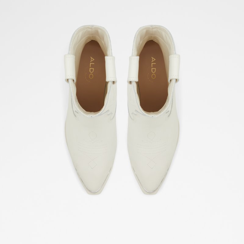 Aldo ženske kaubojke VALLEY LEA SMOOTH - bijela 5