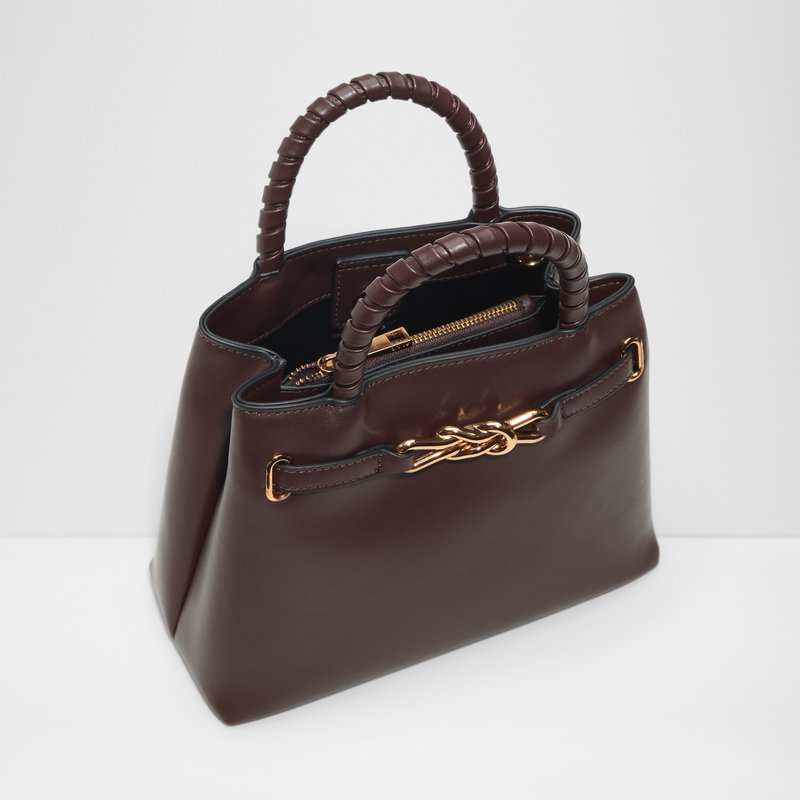 Aldo satchel torba za nošenje u ruci ili na ramenu VALMIRA SYN MIX MAT - smeđa 3