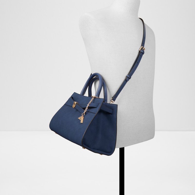 Aldo satchel torbica za nošenje u ruci ili na ramenu VASILIA SYN MIX MAT - plava 4
