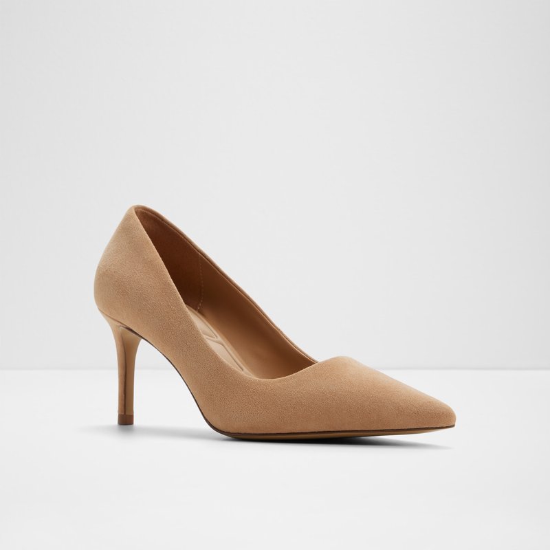 Aldo cipele na srednje visoku petu VERONE LEA SUEDE - bež 3
