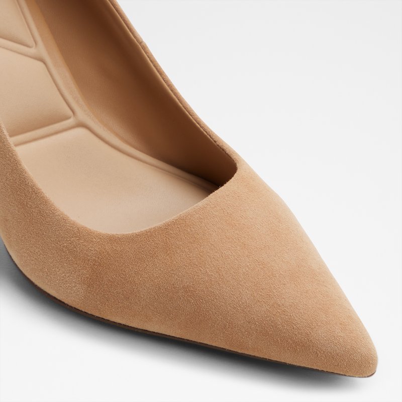 Aldo cipele na srednje visoku petu VERONE LEA SUEDE - bež 6