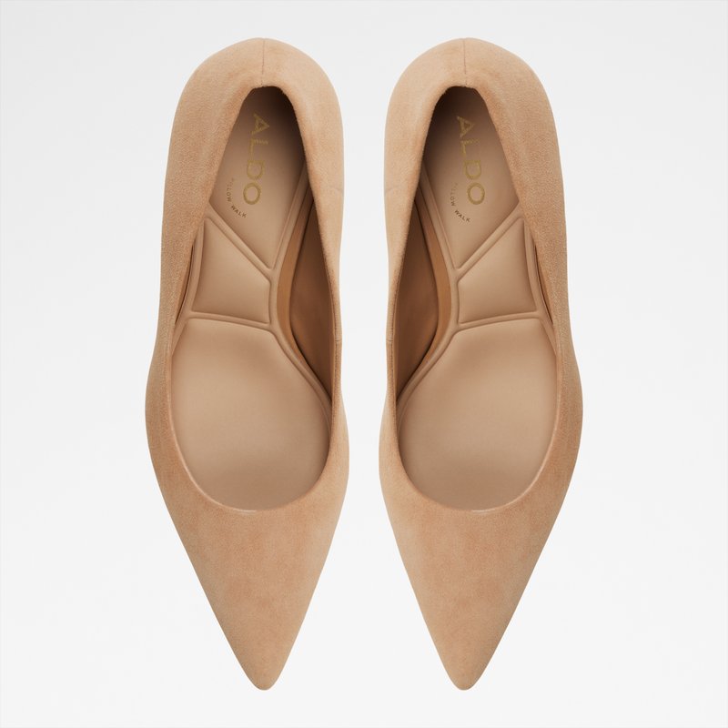 Aldo cipele na srednje visoku petu VERONE LEA SUEDE - bež 5