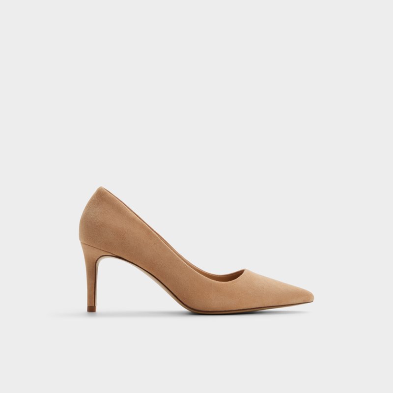 Aldo cipele na srednje visoku petu VERONE LEA SUEDE - bež 1