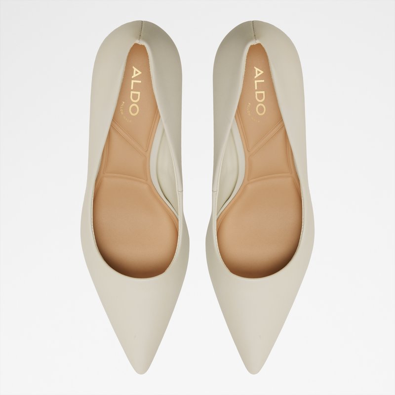 Aldo cipele na srednje visoku petu VERONE LEA SMOOTH - bijela 5