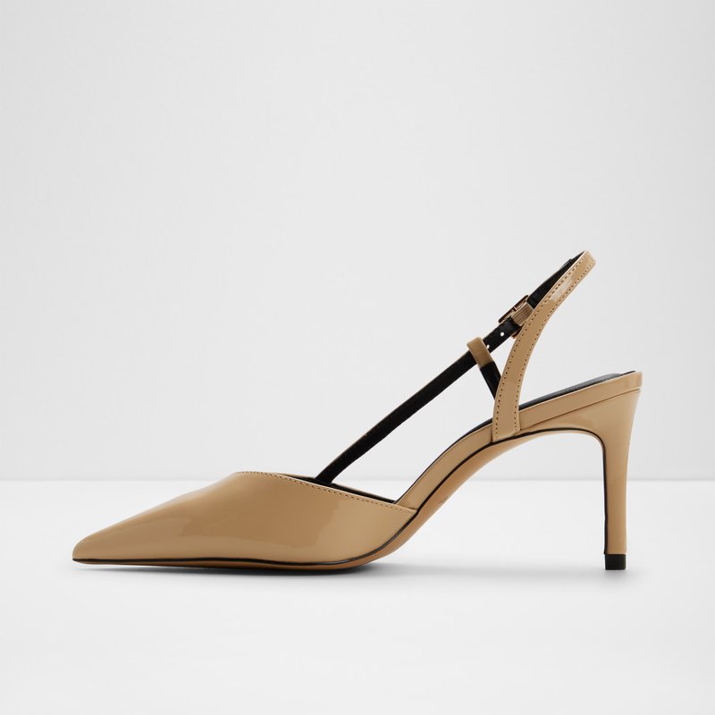 Aldo cipele na srednje visoku petu VIVENNIA SYN PATENT - bež 6