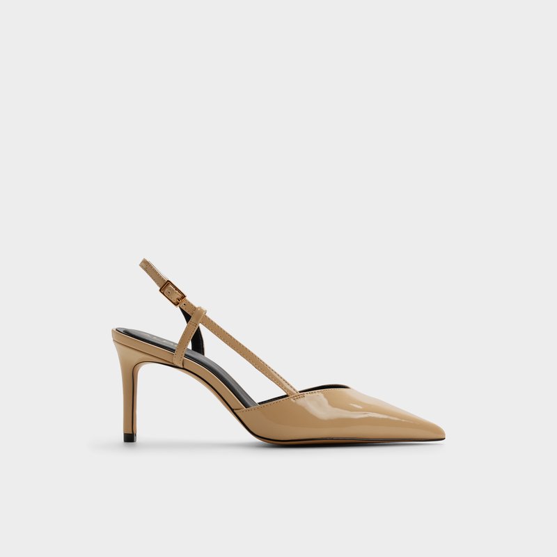 Aldo cipele na srednje visoku petu VIVENNIA SYN PATENT - bež 1