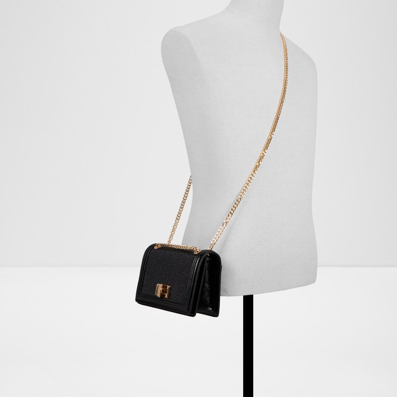 Aldo torbica za nošenje preko ramena VYVIANA SYN MIX MAT - crna 3