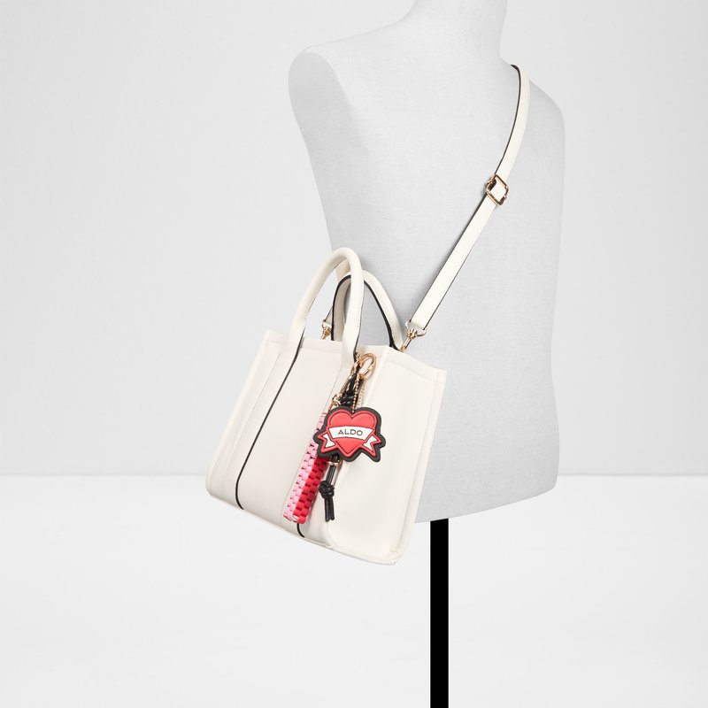 Aldo artist series satchel torbica s dodatnom torbicom WHATISADAM04 SYN SMOOTH - bijela