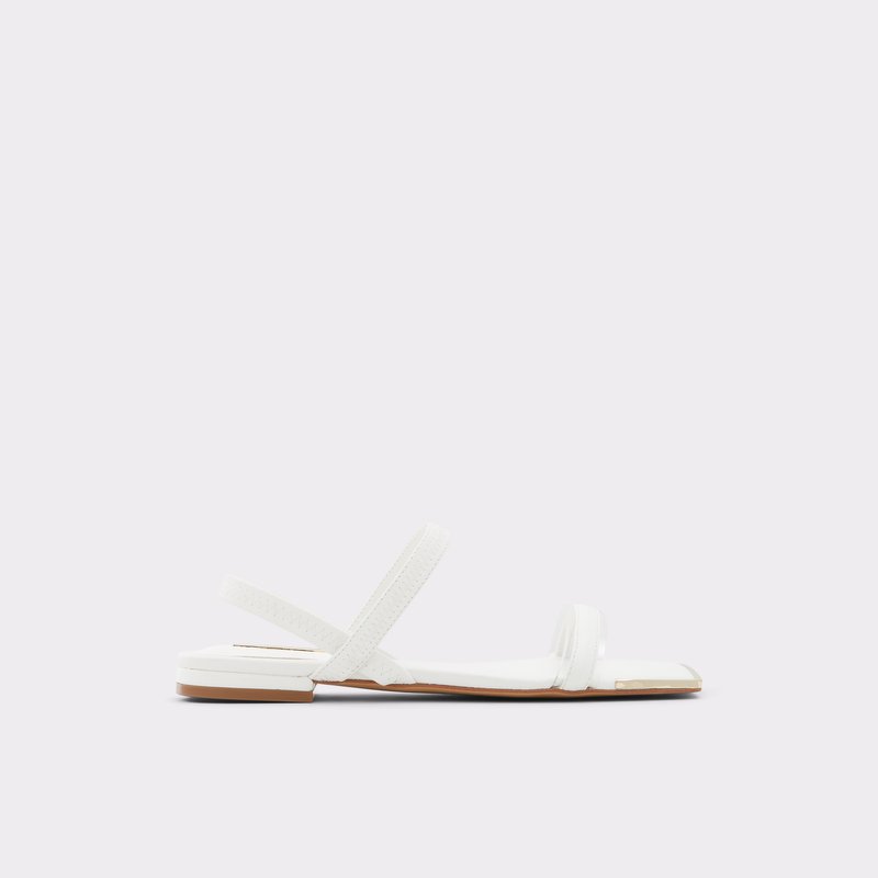 Aldo ravne sandale WICIRATHA SYN MIX MAT - bijela 1