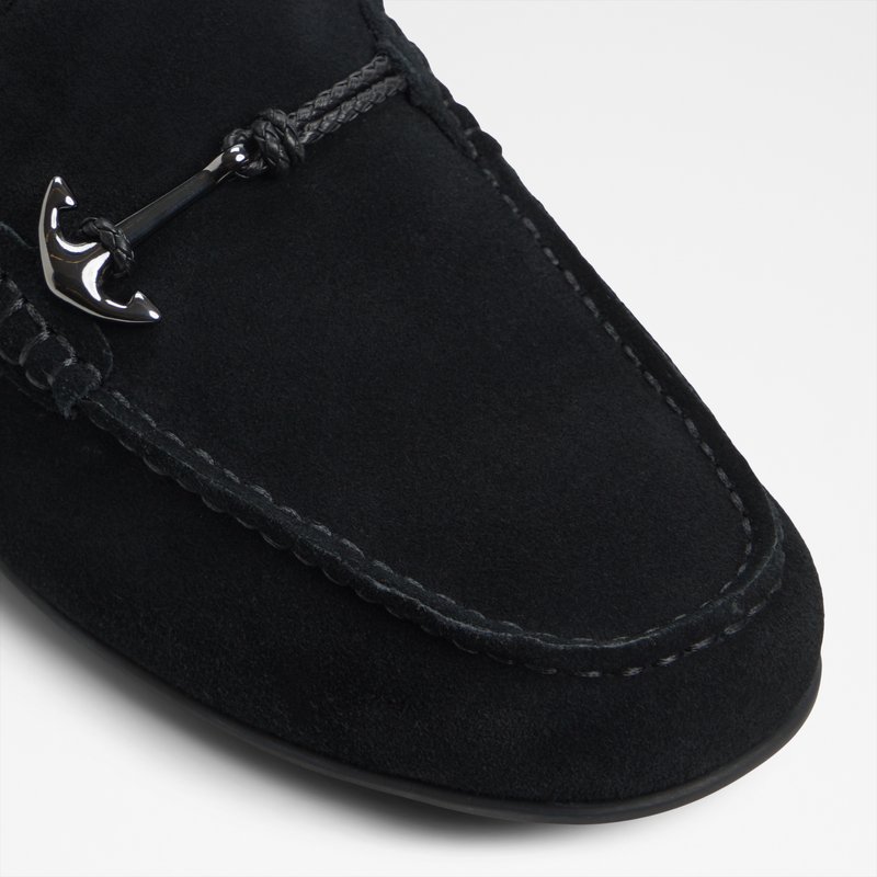 Aldo mokasinke WILBART LEA SUEDE - crna 7