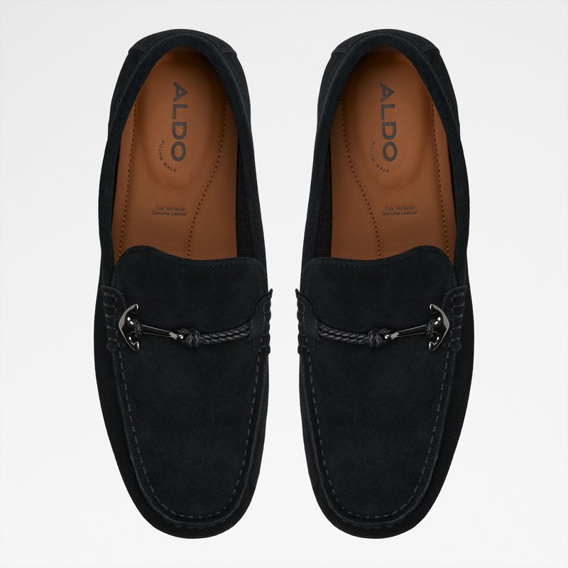 Aldo mokasinke WILBART LEA SUEDE - crna 2