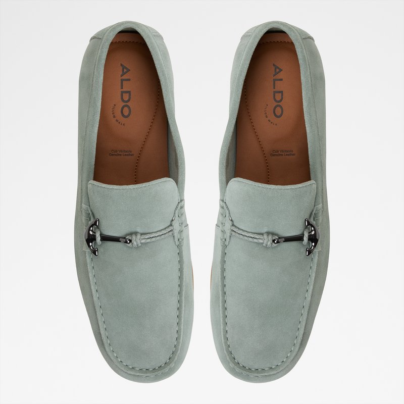 Aldo muške mokasinke WILBART LEA SUEDE - zelena 5