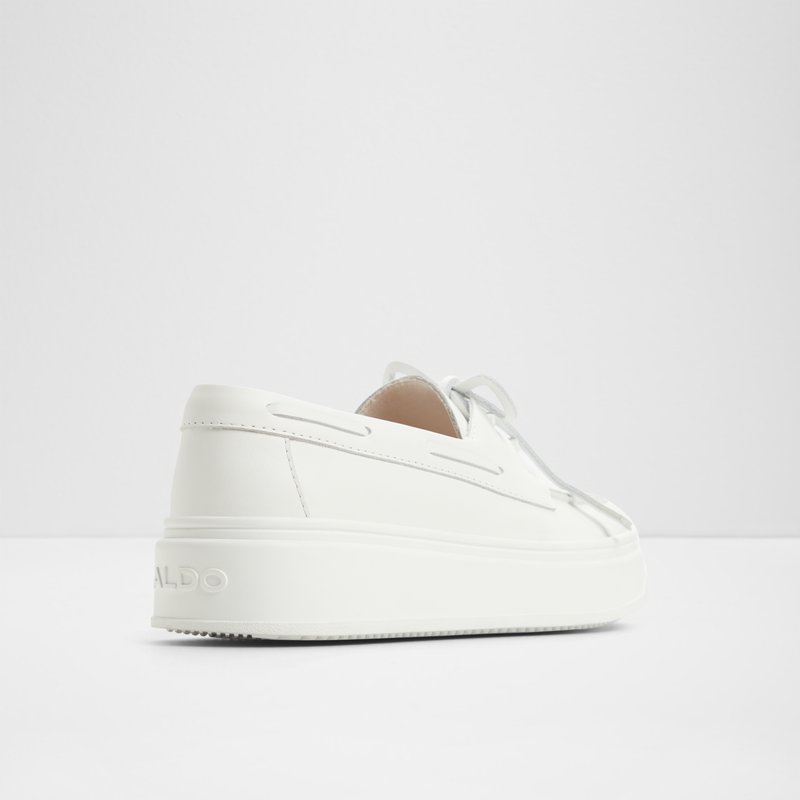Aldo kožne mokasine WILDBREEZE LEA SMOOTH - bijela 2