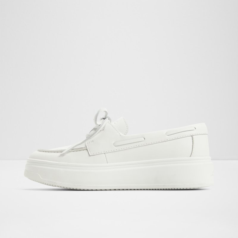 Aldo kožne mokasine WILDBREEZE LEA SMOOTH - bijela 3