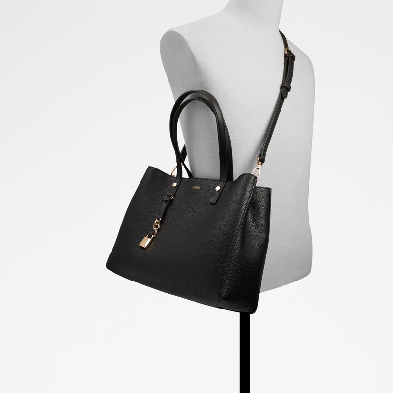 Aldo satchel torba za nošenje na ramenu ili u ruci WILMER SYN PEBBLE - crna 4