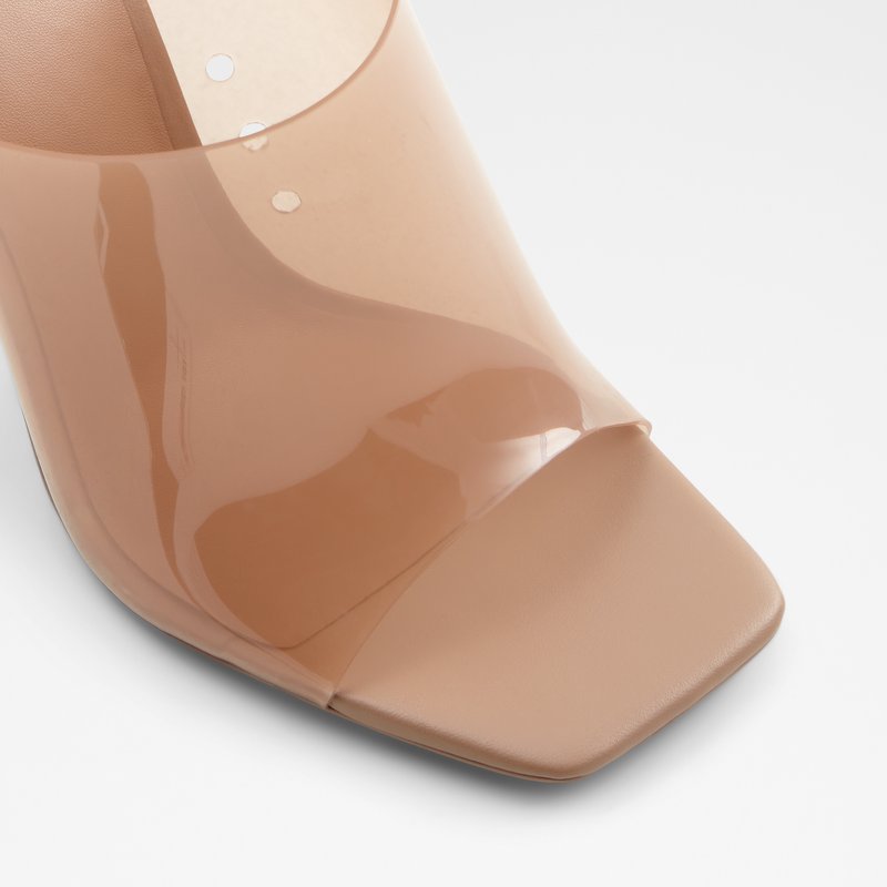 Aldo sandale na visoku petu YBENDAVIEL SYN CLEAR TPU - bež 5