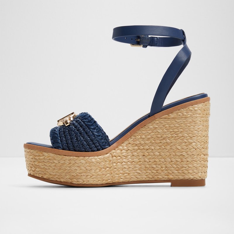 Aldo sandale na punu petu YBYLIN TEX RAFFIA - plava 6