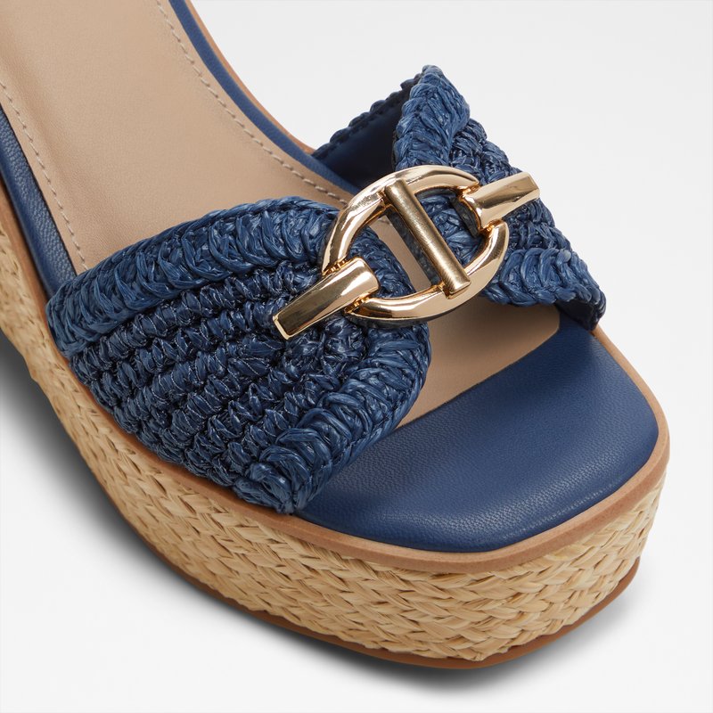 Aldo sandale na punu petu YBYLIN TEX RAFFIA - plava 4