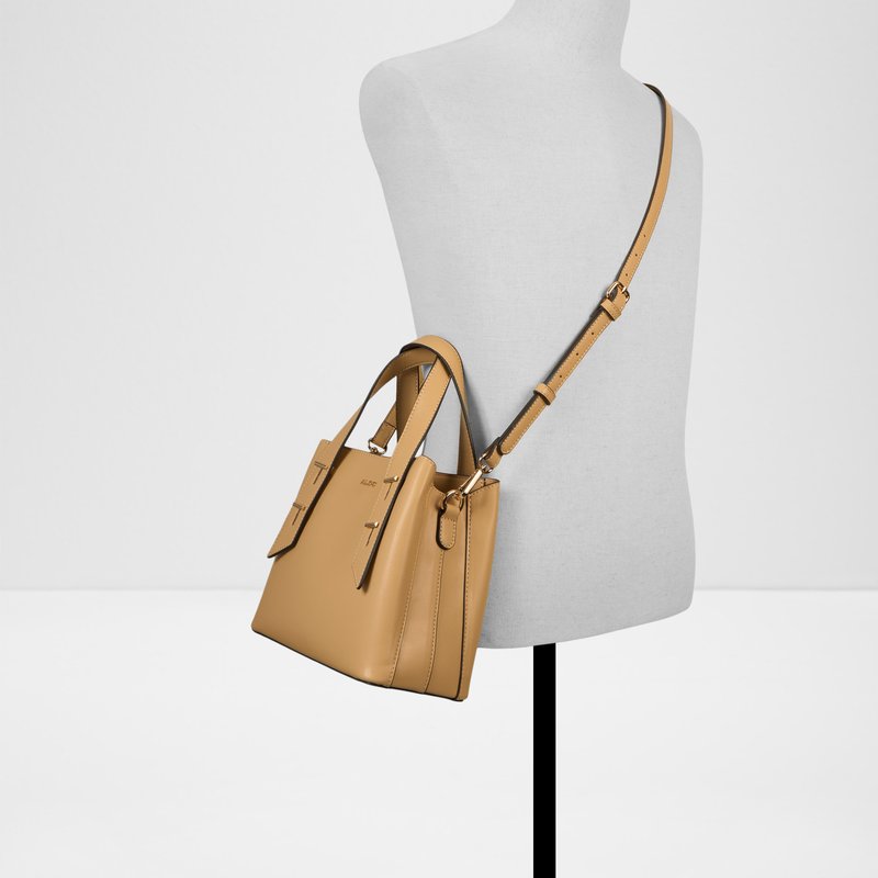 Aldo satchel torba za nošenje na ramenu ili u ruci ZERINA SYN MIX MAT - bež 3