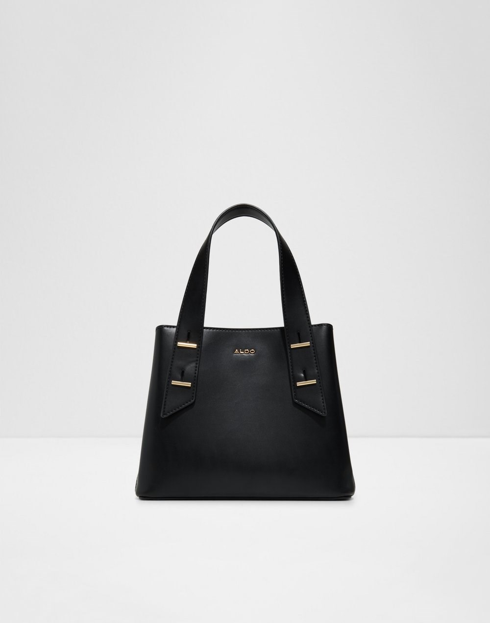 Aldo satchel torbica za nošenje u ruci ili na ramenu ZERINA SYN MIX MAT - crna