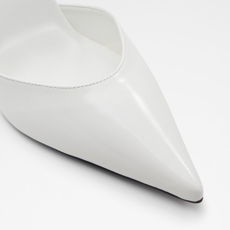Aldo sandale na visoku petu ZUELLA SYN PATENT - bijela 4